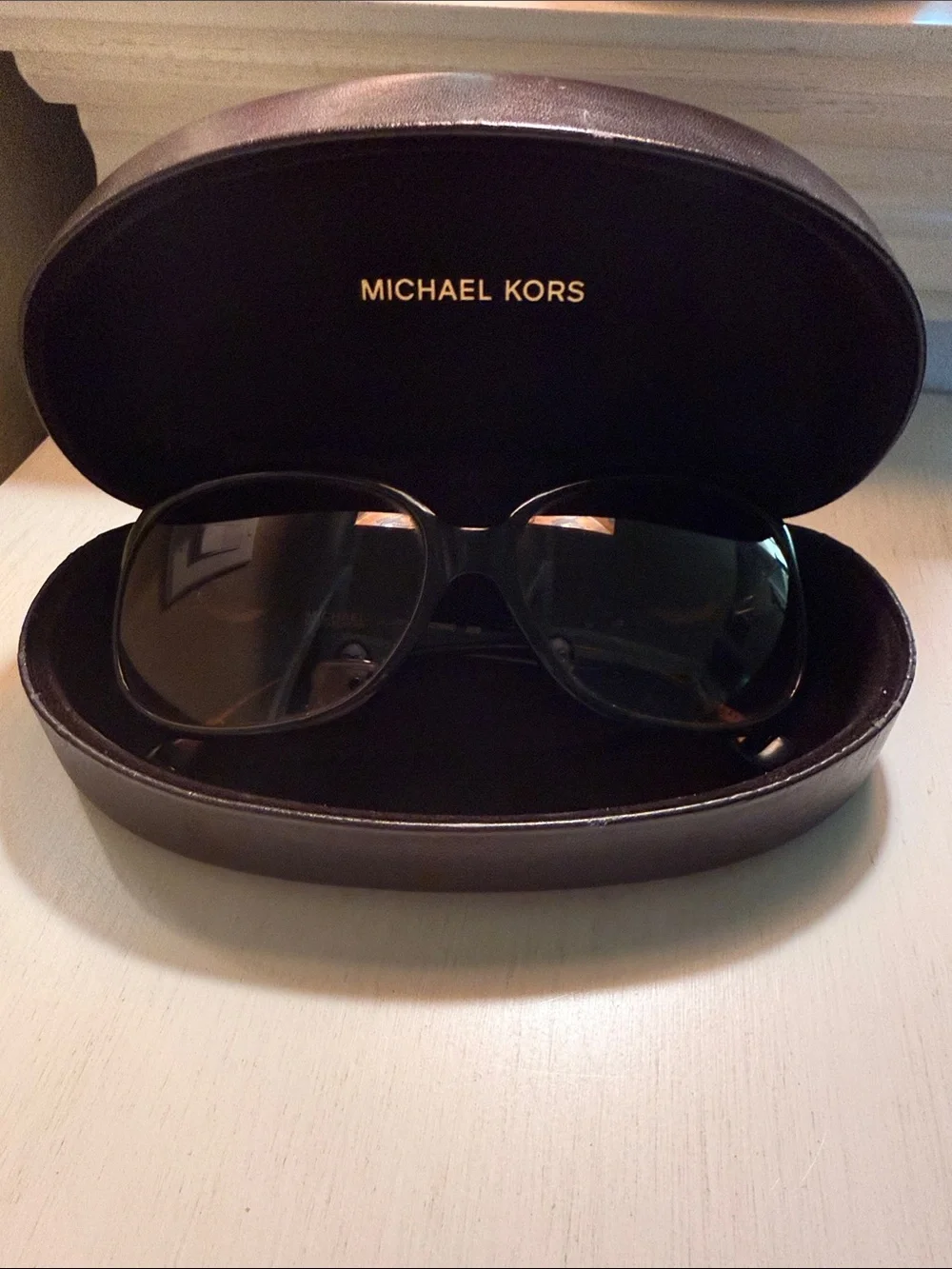 Michael Kors Brown Gradient Women's Sunglasses with Branded Case